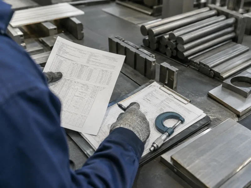 03 Metal Quality Inspection In Workshop